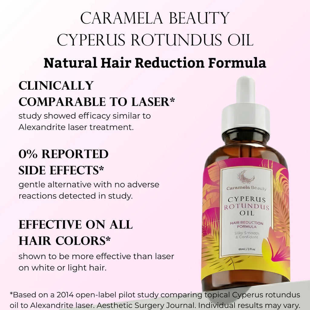 Cyperus Rotundus Oil for Natural Hair Reduction